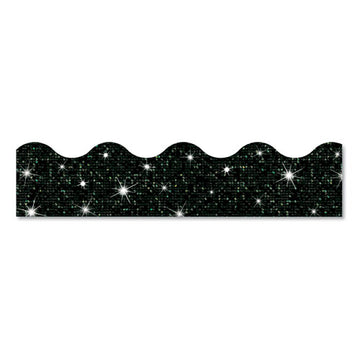 TREND® Terrific Trimmers Sparkle Border, 2.75" X 32 Ft, Black freeshipping - TVN Wholesale
